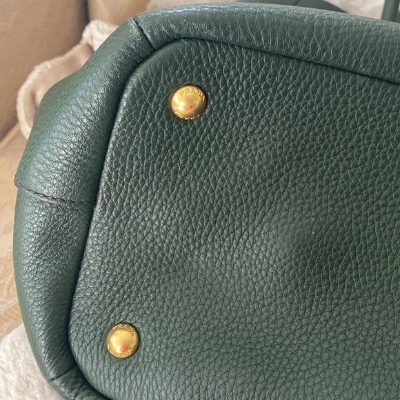 Forest green Prada Vitello Daino Large tote Like New! - Picture 12 of 15